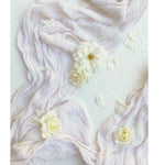 Palest Peony Cheesecloth Runners | 3.5m
