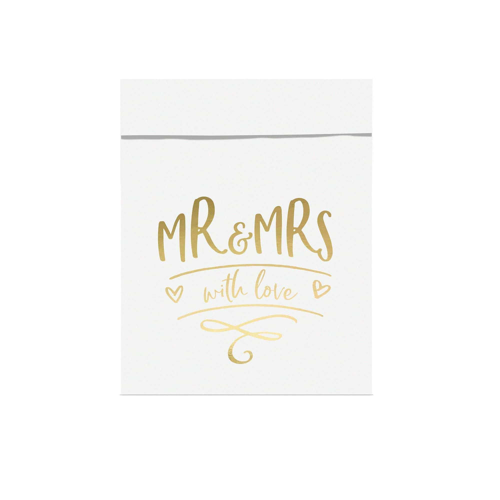 Mr & Mrs Paper Favour Bag | 6 Pk