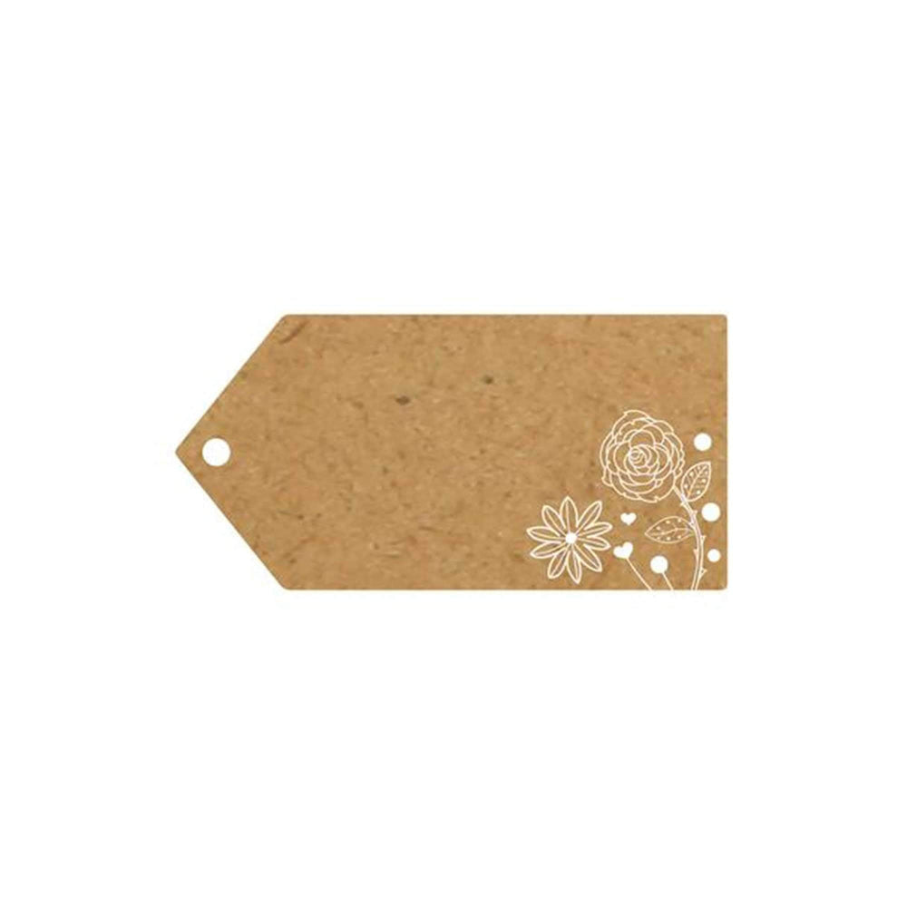 Kraft Gift Tags | 10pk - Floral - Paperie