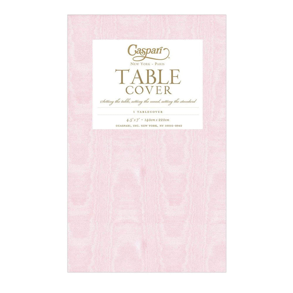 Caspari Moiré Blush Paper Table Cover - Partyware
