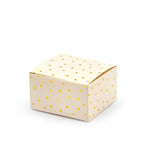Cream and Gold favour box | 6Pk