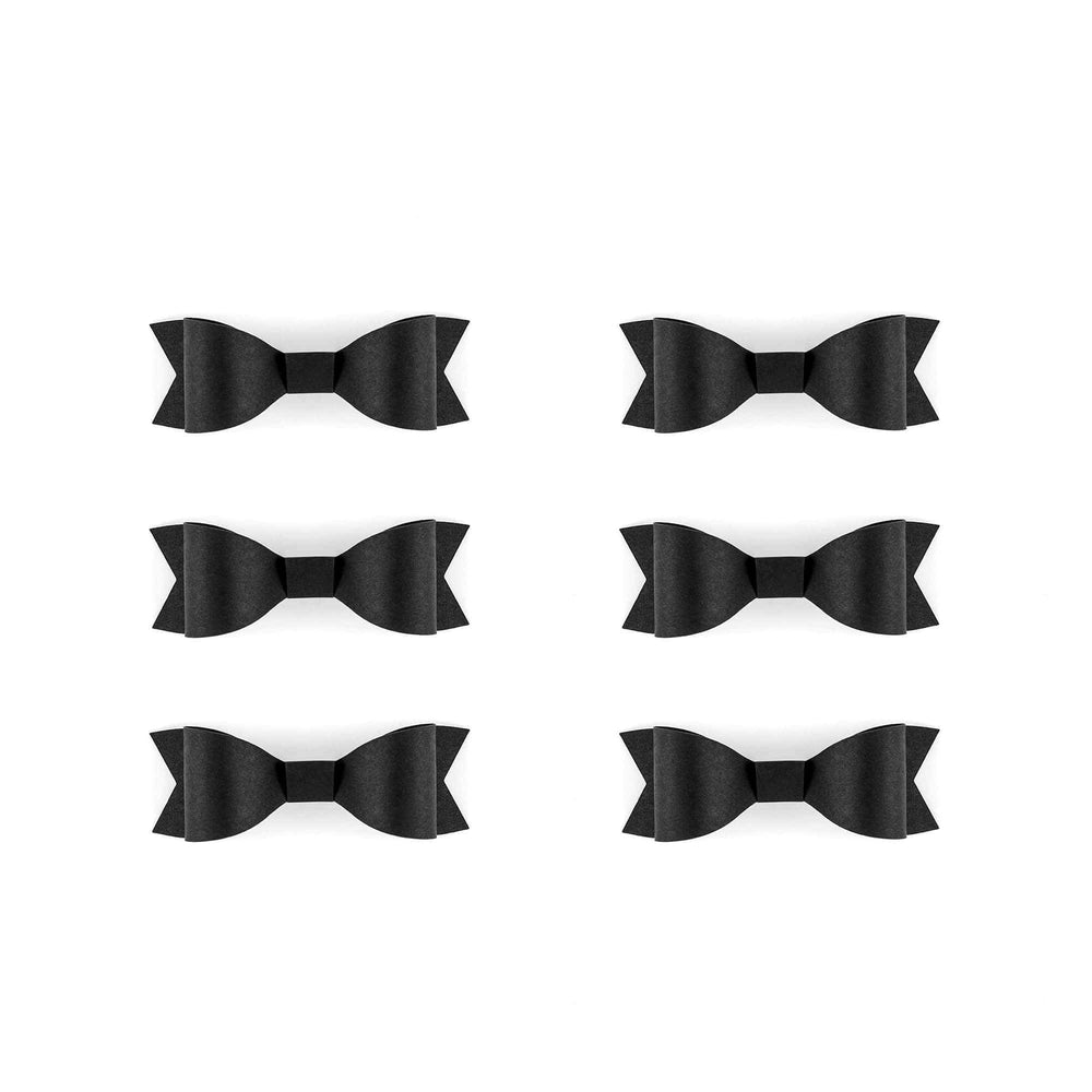 Paper Bow Stickers | 6pk - Small / Black - Paperie