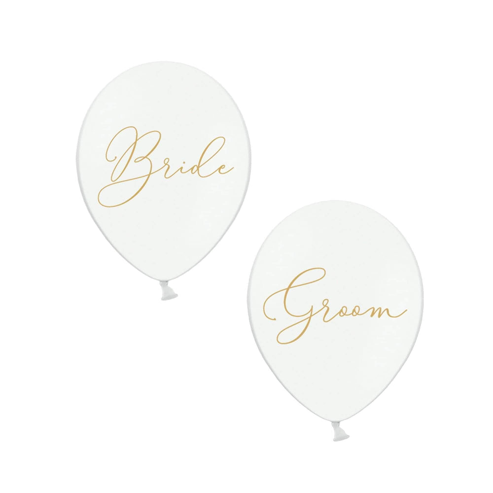 Bride/Groom Balloons 30cm | 6pk