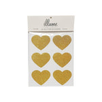 Glittery Stickers | 24pk - Gold - Paperie