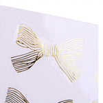 Decorative Gold ’Bow’ Stickers | 24pk - Paperie