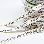 Mr and Printed Cotton Ribbons - Silk Ribbon