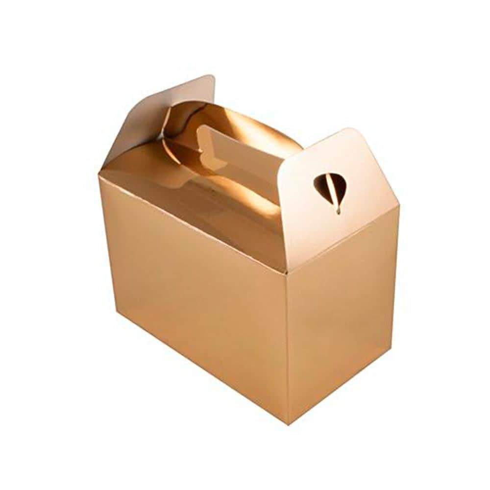 Lrg GOLD Gable Box | 6Pk