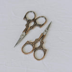 Ornate Copper Embroidery Scissors