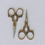 Ornate  Copper Embroidery Scissors