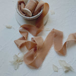 Sienna Crepe Silk Ribbon • Wedding decor
