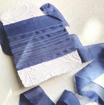 Nautical Blue Classic Silk Ribbon