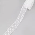 Polka Dot White Lace Ribbon • lace ribbon • Wedding decor