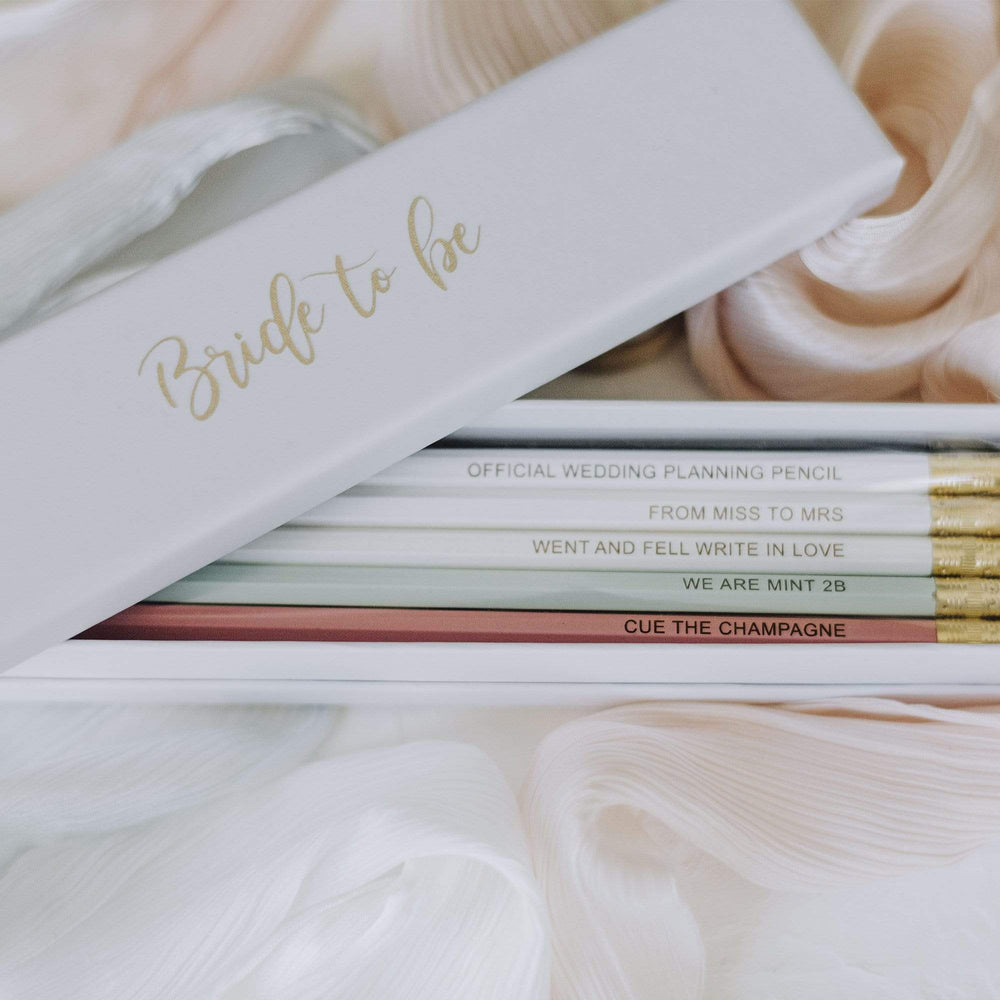 ’Bride-to-Be’ Pencil Set - Stationery