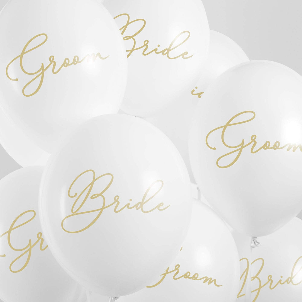 Bride/Groom Balloons 30cm | 6pk