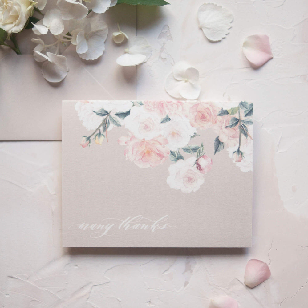 Thank You Card • Stationery • Wedding decor