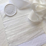 Alabaster/White Classic Silk Ribbon