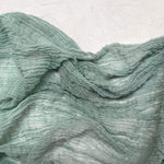 Grey Green Cheesecloth Runner | 3.5m • Table Runners • Wedding decor